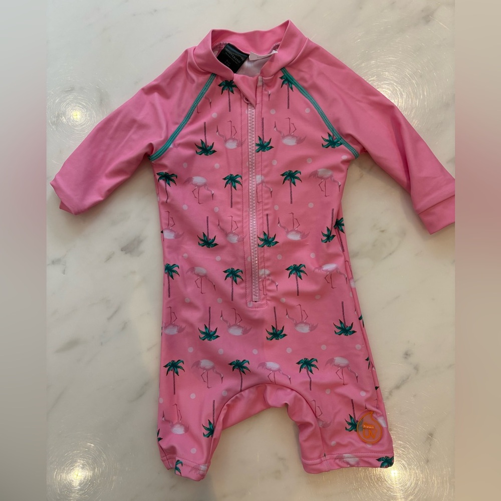 Pink Flamingo Kids Rashguard